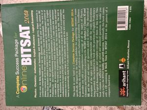 BITSAT Arihant Physics, Chem, Maths, English, LR