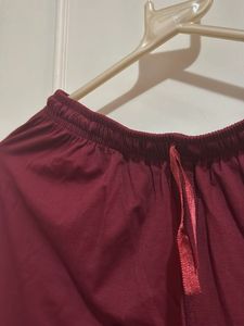 Maroon Pjs Set
