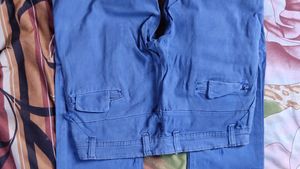 Blue Wide Leg Jeans
