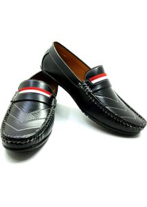 CORWOX Men&#39;s Black Loafer Shoes