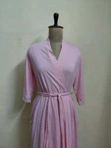 SOFT PINK BATHROBE