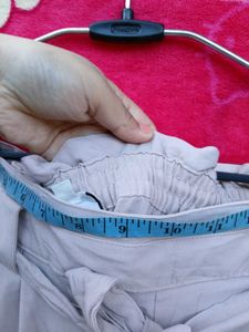 Korean Belted Beige Pants