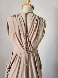 Draped Mini Dress - Elegant &amp; Unique