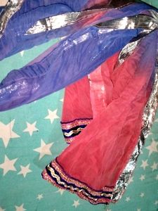 Dupatta Pink And Blue Shade