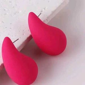 Pink Teardrop Earrings