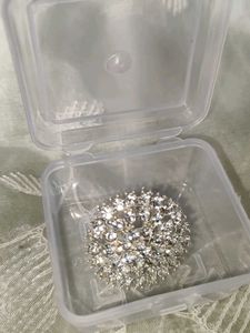 Rhinestone Statement Ring( adjustable Ring )