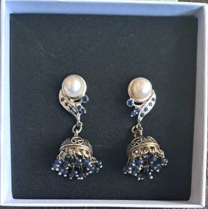 Jhumka Earrings Silver