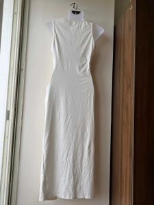 Elegant White Midi Dress
