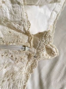 Womens Party White Crop Top