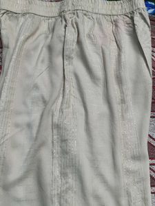 Elegant Beige Ethnic Palazzos