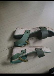 Elegant Green Sandals