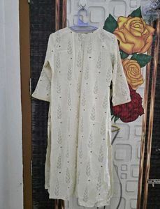 Elegant White Kurta