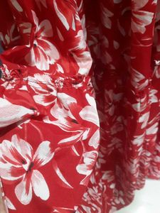 Floral Red Sundress