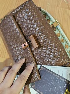 Chocolate Brown Bag With Tag