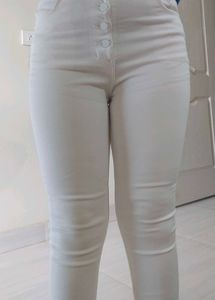 White Slim Jeans