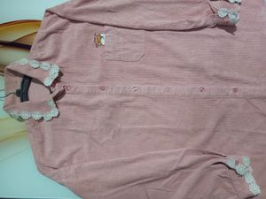 Pink Corduroy Shirt