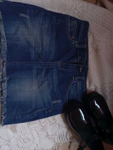 Trending Denim Mini Skirt