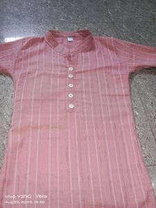 Striped Pink Kurta