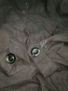 Elegant Black Trench Coat