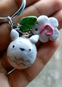 Snorlax , Pucca , Totoro Keychain Figure