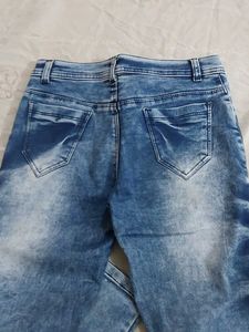 Blue  Girl Jeans,, 28 Size,,full Stretchable