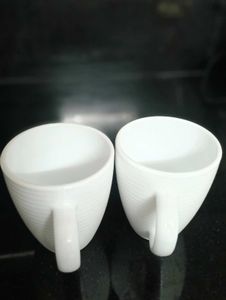 White Elegent Mugs(Unused)