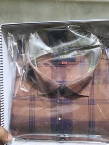 Zoro Brown Checkered Shirt