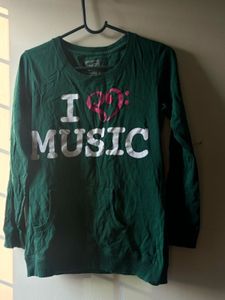 Cute I Love Music Top