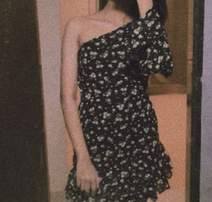 Floral One Shoulder Dress