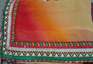 Shaded Bordered Saree