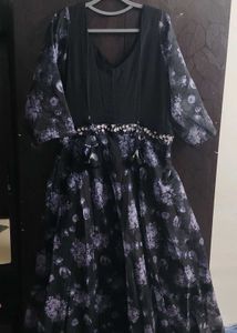 Ethnic Organza Gown - Diwali Sale 🎇 🪔