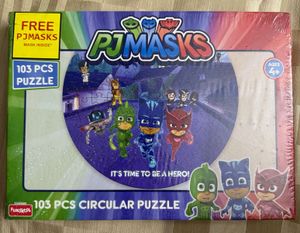103 Piece Circular PJ MASKS Puzzle