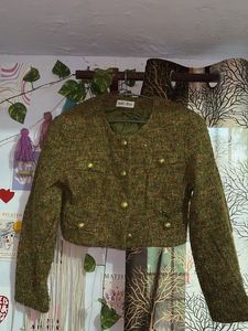 Vintage Style Cropped Jacket