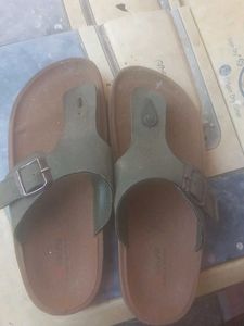 Casual Olive Green walkline Sandals