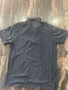 Patterned Polo T-Shirt