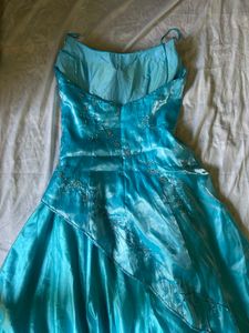 vintage aqua dress