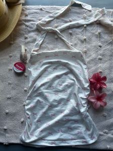 Cute Bow Halter Top