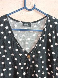 Trendy Summer Fashion Top Flared Multicolour