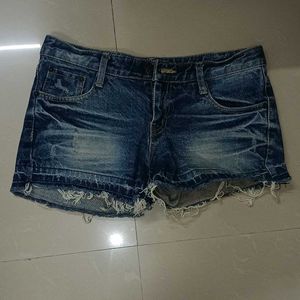 Denim Cut-Off Shorts
