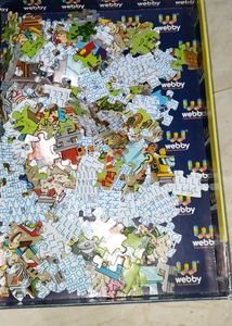 Webby Construction Site ILLustration Jigsaw Puzzle