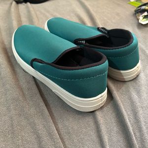 Teal Slip-on Loafers