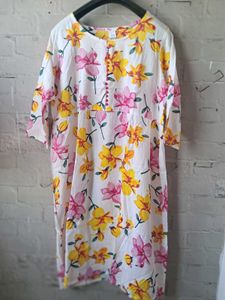 Floral Print Kurta