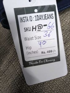H@66 Size-36 (Sale) Latest Ladies high waist Jeans