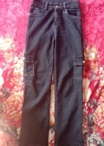 Zara Dark Blue Cargo