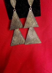 Statement Oxidised Earring