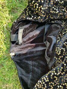 Elegant Black Velvet Dress
