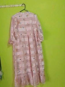 Floral Print Pink Dress