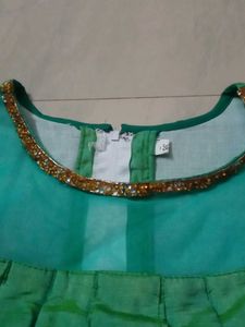 Girls Green Dress