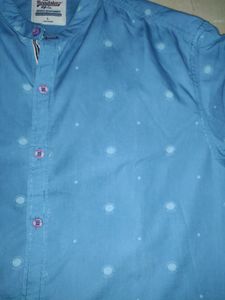 Roadster Sea Green Shirt For Men.