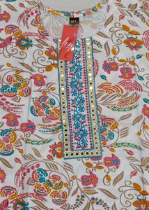 Floral Print Kurti with Palazzo Pants